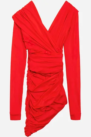 Balenciaga Vestido Mini Drapeado
