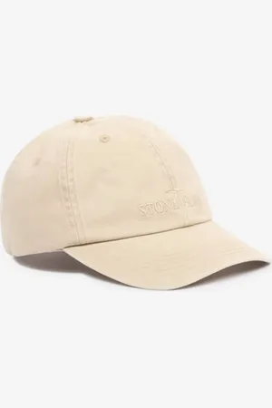 Stone Island Gorra Algodón Bordado
