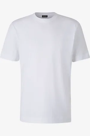 Ermenegildo Zegna Camiseta Lisa Logotipo