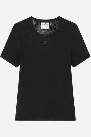 Courrèges Camiseta Malla Logo