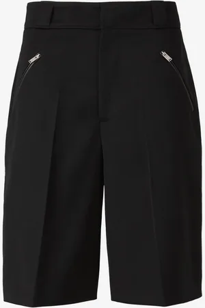 Alexander McQueen Bermudas Formales Lana