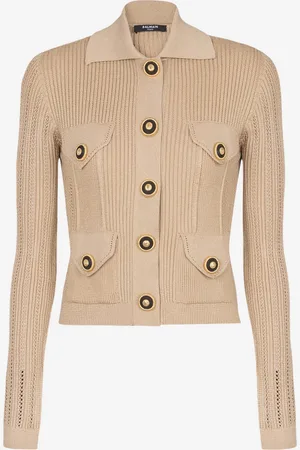 Balmain Cárdigan Punto Calado
