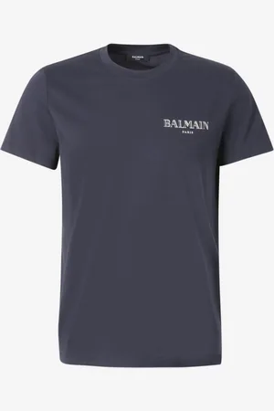 Balmain Camiseta Logo Algodón
