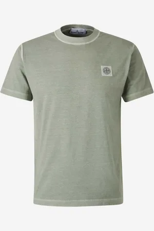 Stone Island Camiseta Algodón Parche