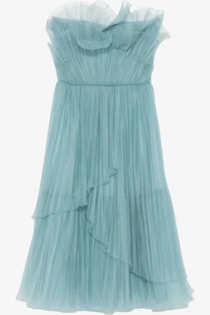 Costarellos Vestido Midi Plisado