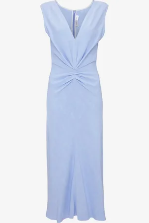 Victoria Beckham Vestido Midi Fruncido
