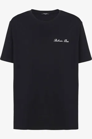 Balmain Camiseta Logo Algodón