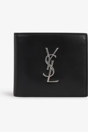 Saint Laurent Cartera Piel Logo