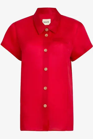 Khaite Camisa Seda Keefe