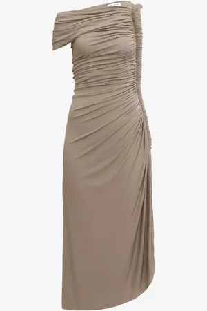 Alaïa Vestido Punto Drapeado