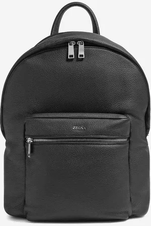Ermenegildo Zegna Mochila Hoodie Piel