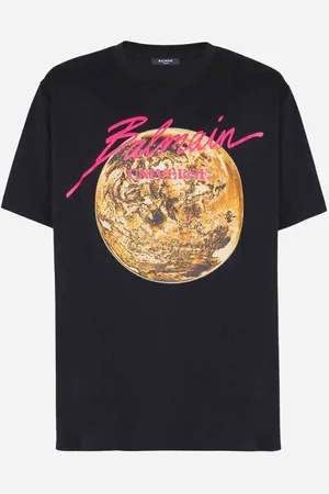 Balmain Camiseta Estampado Algodón