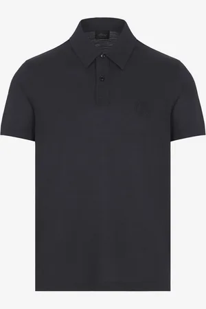 BRIONI Polo Logo Lana