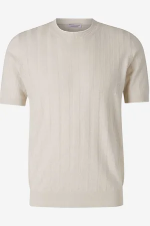 Santa Eulalia Camiseta Acanalada Lino