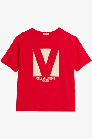 VALENTINO Camiseta Logo Algodón