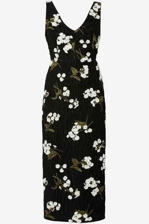 Erdem Vestido Midi Texturizado
