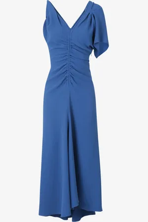 Victoria Beckham Vestido Midi Asimétrico