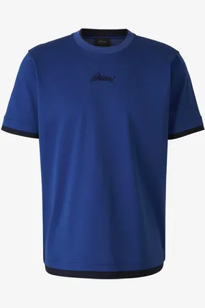 BRIONI Camiseta Logo Contraste