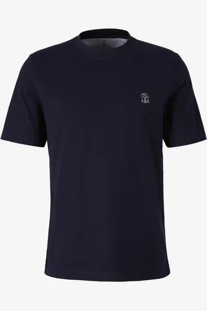 Brunello Cucinelli Camiseta Algodón Logotipo