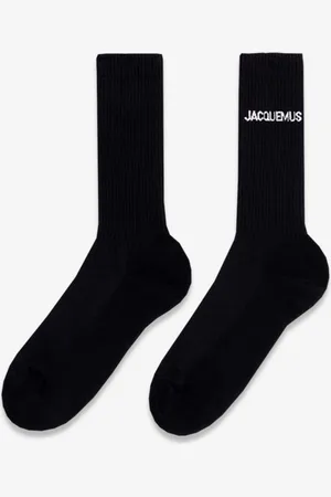Jacquemus Calcetines Logo Canalé