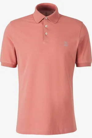 Brunello Cucinelli Polo Liso Logotipo