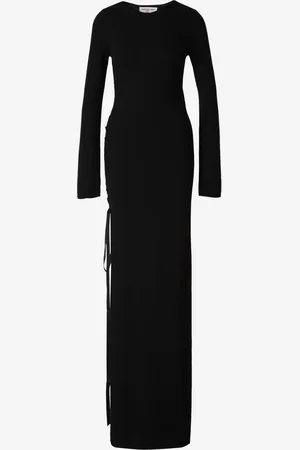 Saint Laurent Vestido Maxi Lana