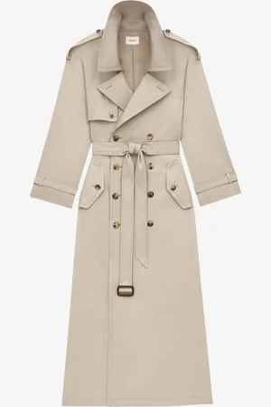 Saint Laurent Gabardina Twill Algodón