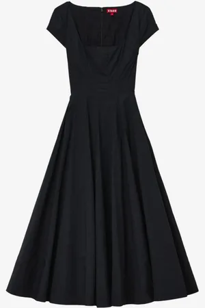 Staud Vestido Midi Algodón