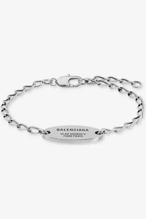 Balenciaga Pulsera Plateada Everyday