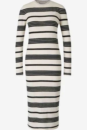 Moncler Vestido Midi Listado