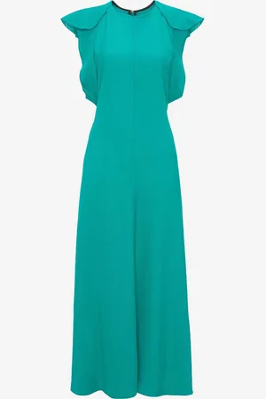 Victoria Beckham Vestido Midi Liso