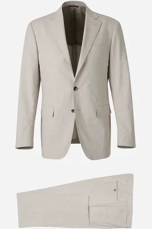 CANALI Traje Pata de Gallo Algodón