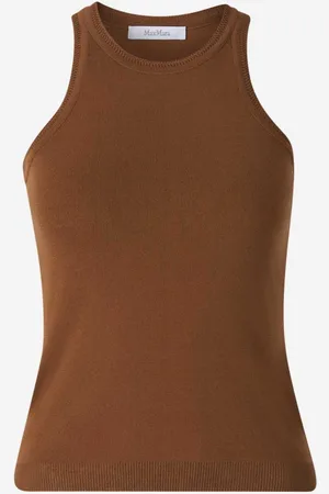Max Mara Top Punto Algodón