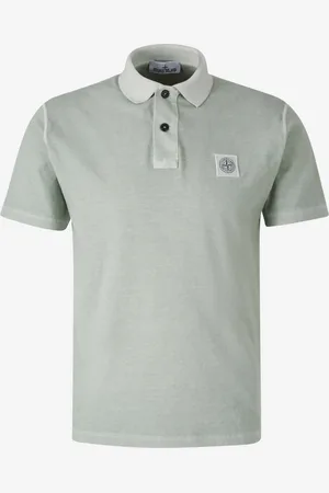 Stone Island Polo Logo Algodón