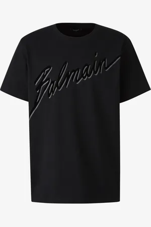 Balmain Camiseta Logo Algodón