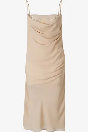 The Attico Vestido Midi Drapeado
