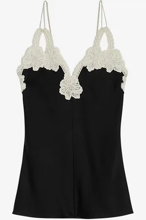 Jil Sander Top Bordado Floral