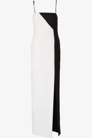 Roland Mouret Vestido Maxi Crepé