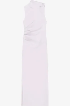 Courrèges Vestido Maxi Drapeado