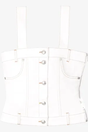 OFF-WHITE Top Denim Pantalón