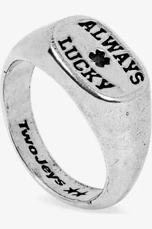 TWOJEYS Anillo Sello Always Lucky