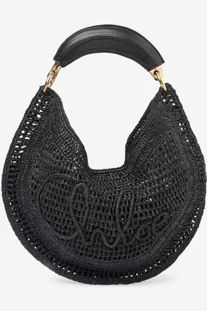 Chloé Bolso Rafia Hobo Summer Banana