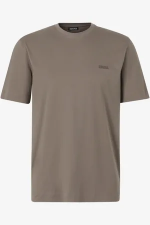 Ermenegildo Zegna Camiseta Logo Algodón