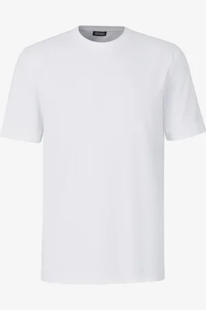 Ermenegildo Zegna Camiseta Logo Algodón