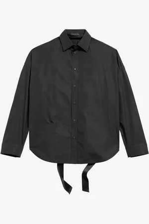 Balenciaga Camisa Cordones Algodón