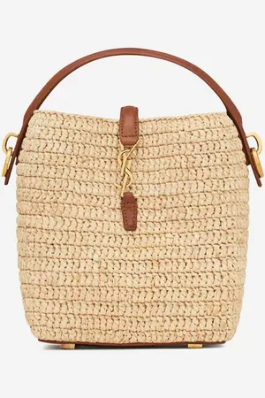 Saint Laurent Bolso Le 37 Rafia Mini