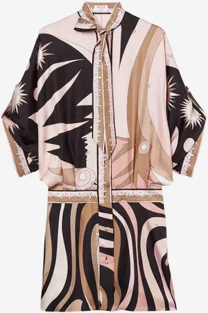 Puccini Vestido Mini Asimétrico