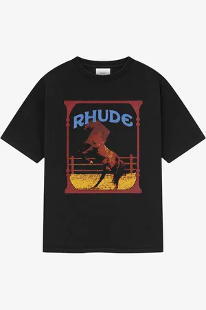 Rhude Camiseta Cadre Algodón