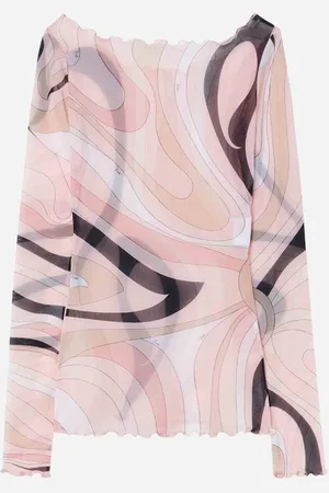 Puccini Top Tul Estampado