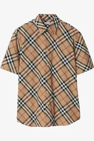 Burberry Camisa Motivo Cuadros